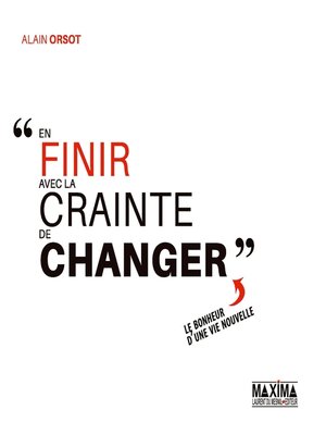 cover image of En finir avec la crainte de changer